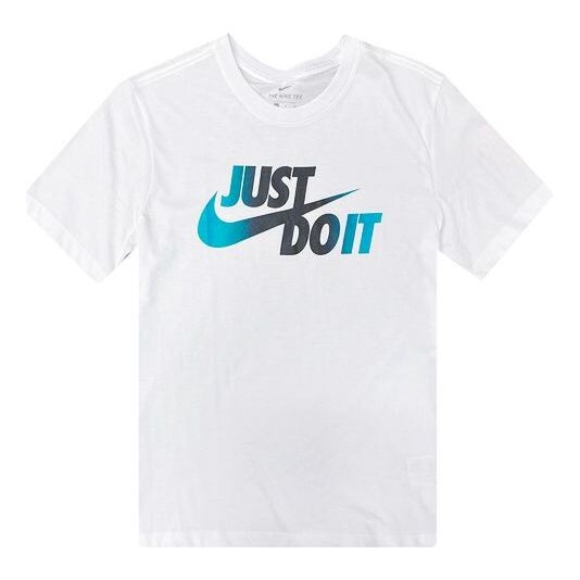 

Футболка logo crew neck pullover short sleeve white Nike, белый