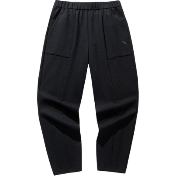 

ANTA Разнообразие коллекции для тренировок вязаные спортивные штаны Women's Basic Black