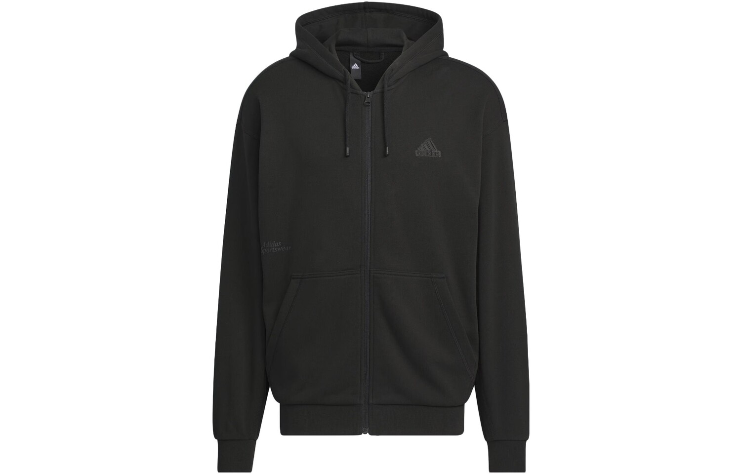 

Спортивная куртка мужская черная Adidas, черный