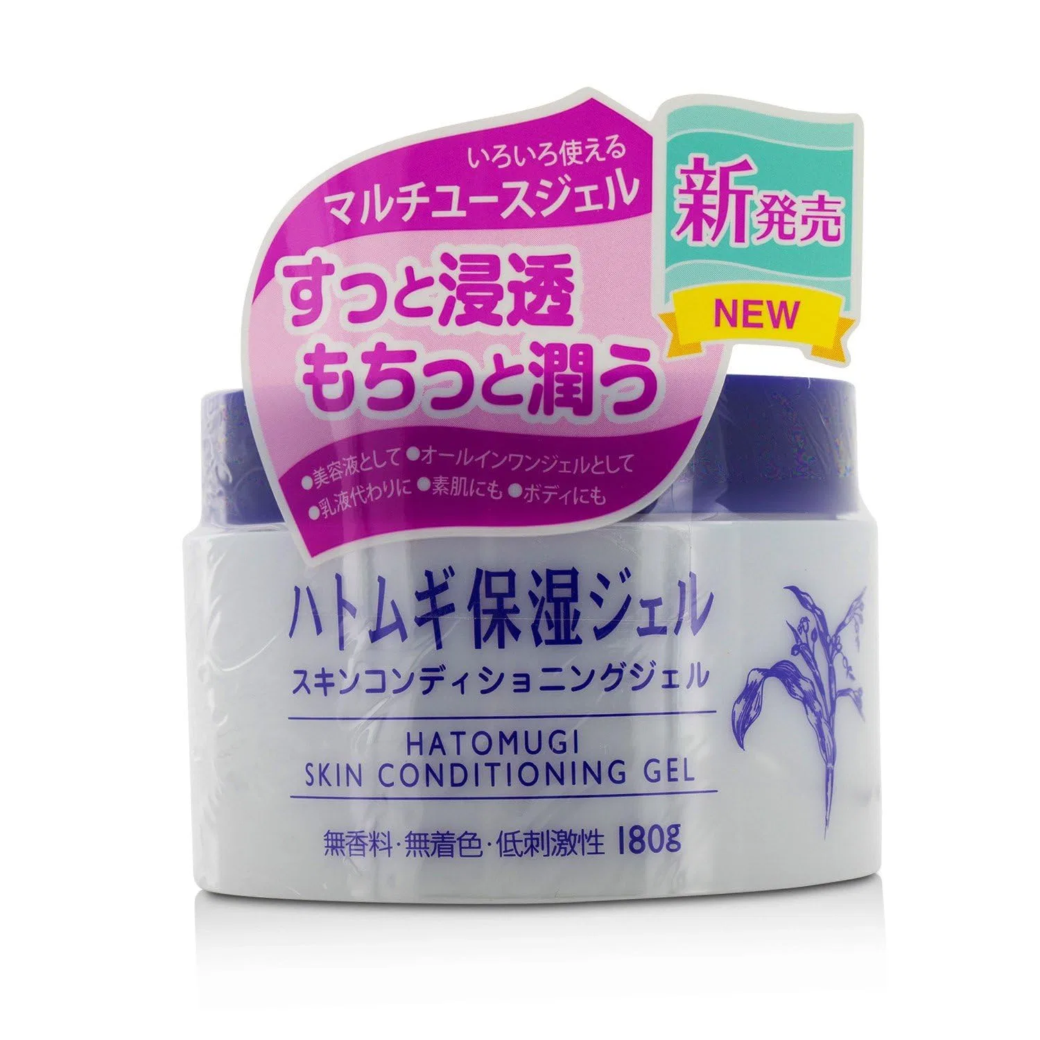 Увлажняющий гель для кожи Hatomugi Skin Conditioning Gel 180 г от I-Mju Naturie