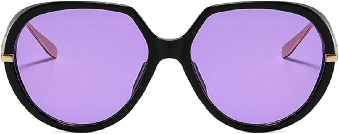 

Большие ретро-солнцезащитные очки-пилот для женщин и мужчин в винтажном стиле, модные солнцезащитные очки в крупной оправе с защитой от УФ-излучения UV400 mincl, C8