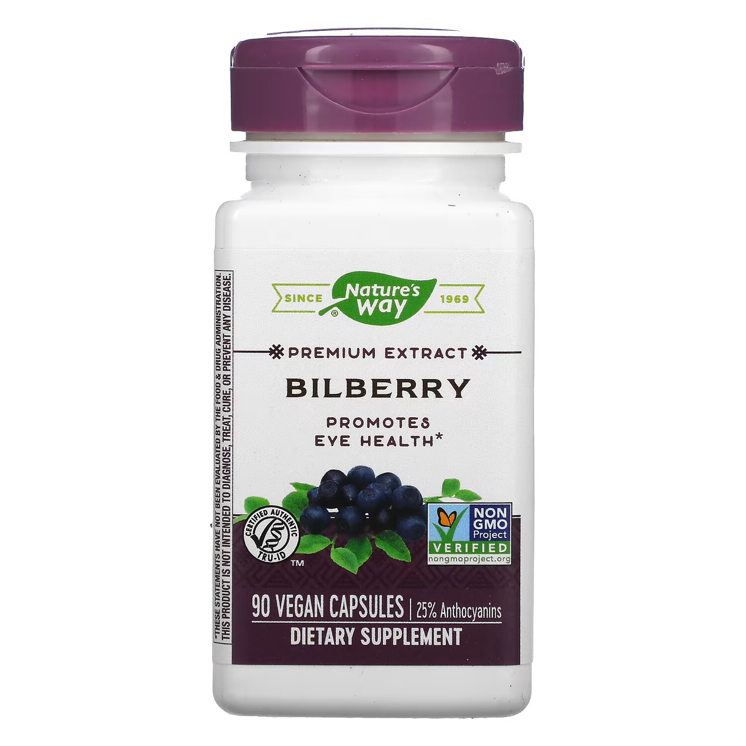 

Экстракт Nature's Way Premium Bilberry, 90 капсул