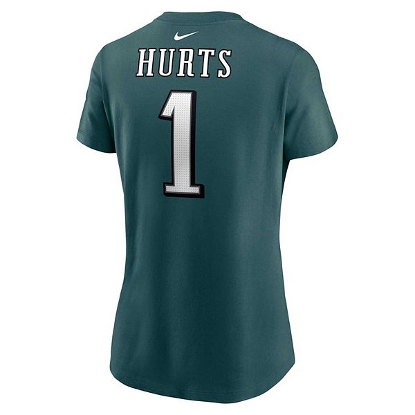 Футболка Philadelphia Eagles с именем и номером Джелена Хертса, цвет midnight green Nike — фото 4