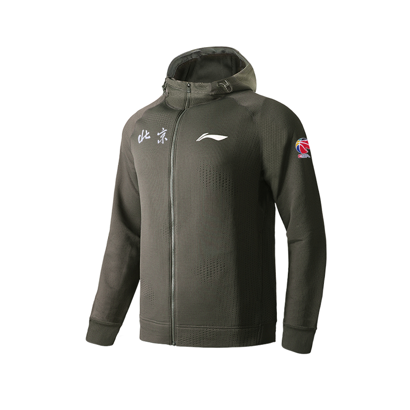 

Толстовка LiNing CBA Collection мужская обсидианово-серая