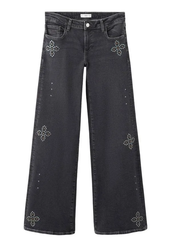 

Подросток с широкими ногами Mango Kids, Black Denim