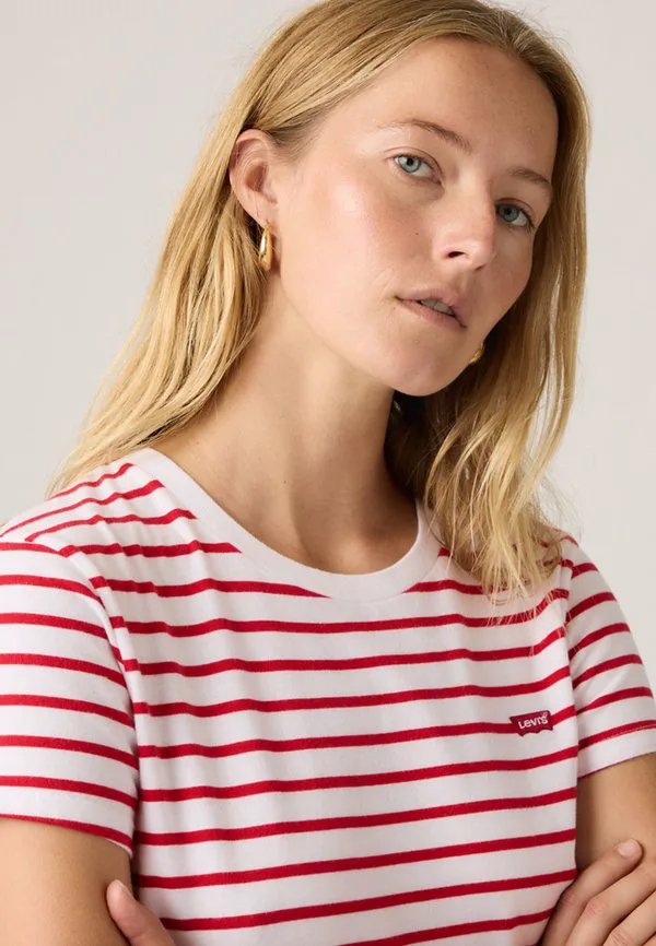 Футболка с идеальным принтом Levi'S, Bright White/Urban Red — фото 4