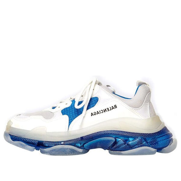 Кроссовки triple s 'clear sole - white blue' Balenciaga, белый