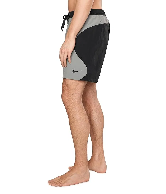 Плавки Nike Zip Color Block 7" Fully Lined Volley, Black — фото 3