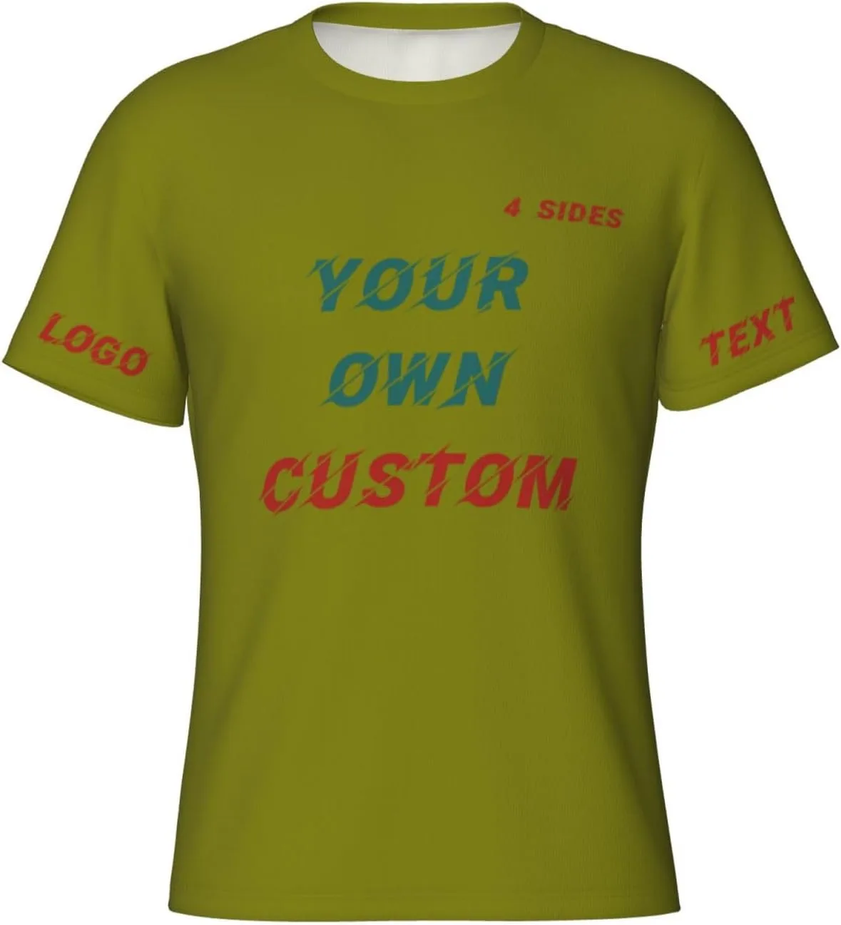 

Футболка Custom с принтом на 4 сторонах