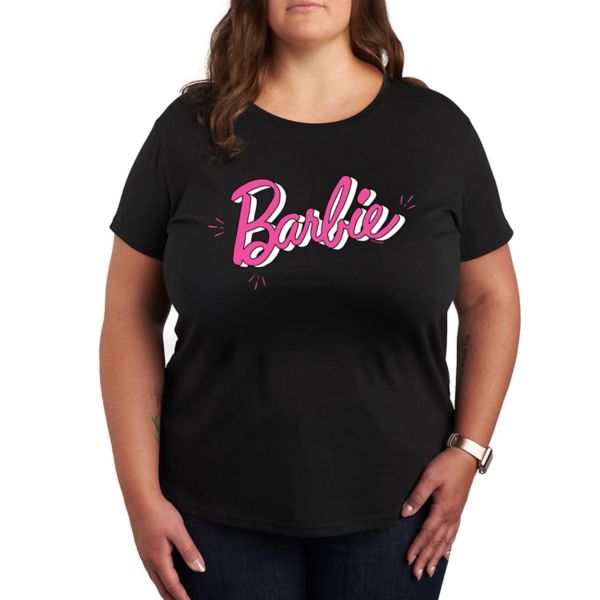 

Футболка с графическим логотипом Plus Sketch Barbie, черный