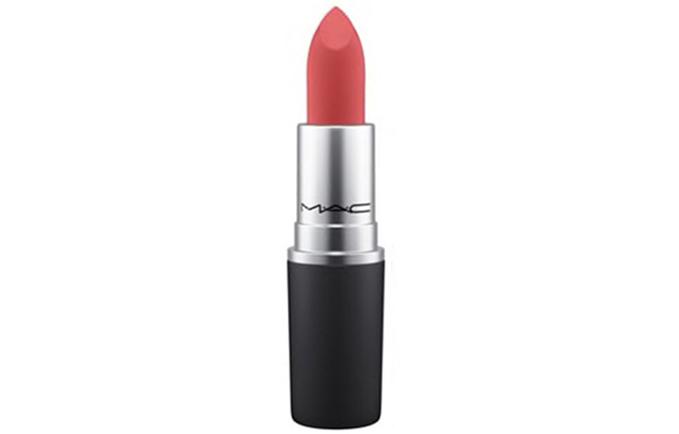 Помада Powder Kiss Bullet Head Satin Soft Matte Lipstick с бархатным эффектом, жизненной силой и естественным сиянием 3g MAC, #307 FALL IN LOVE CHERRY BLOSSOM LIQUEUR — фото 2