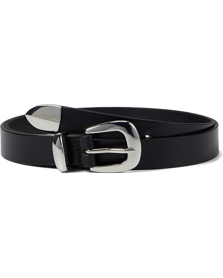 

Ремень Madewell Skinny Leather Western Belt, черный