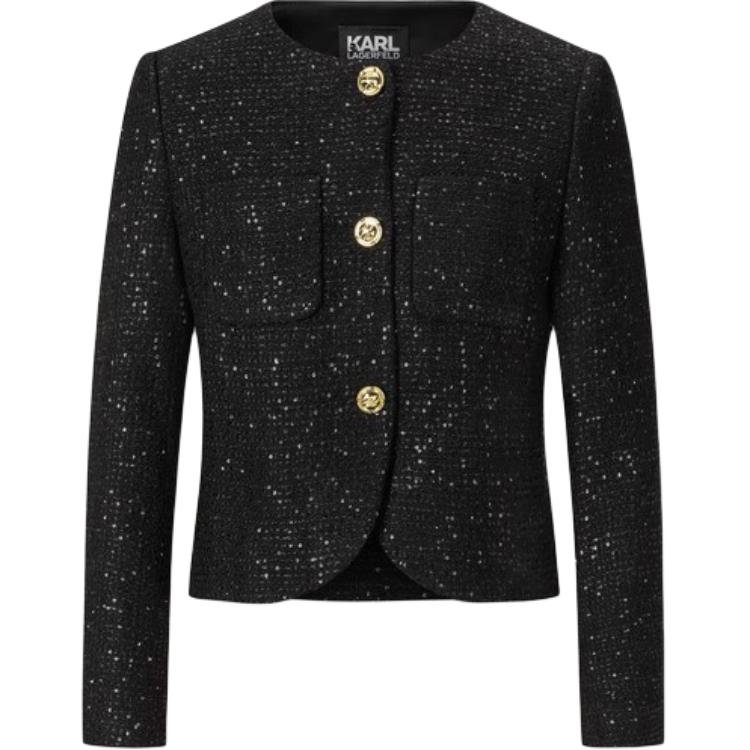 

KARL LAGERFELD / Karl Lagerfeld Jeans Куртка KARL LAGERFELD FW24 женская черная, Black