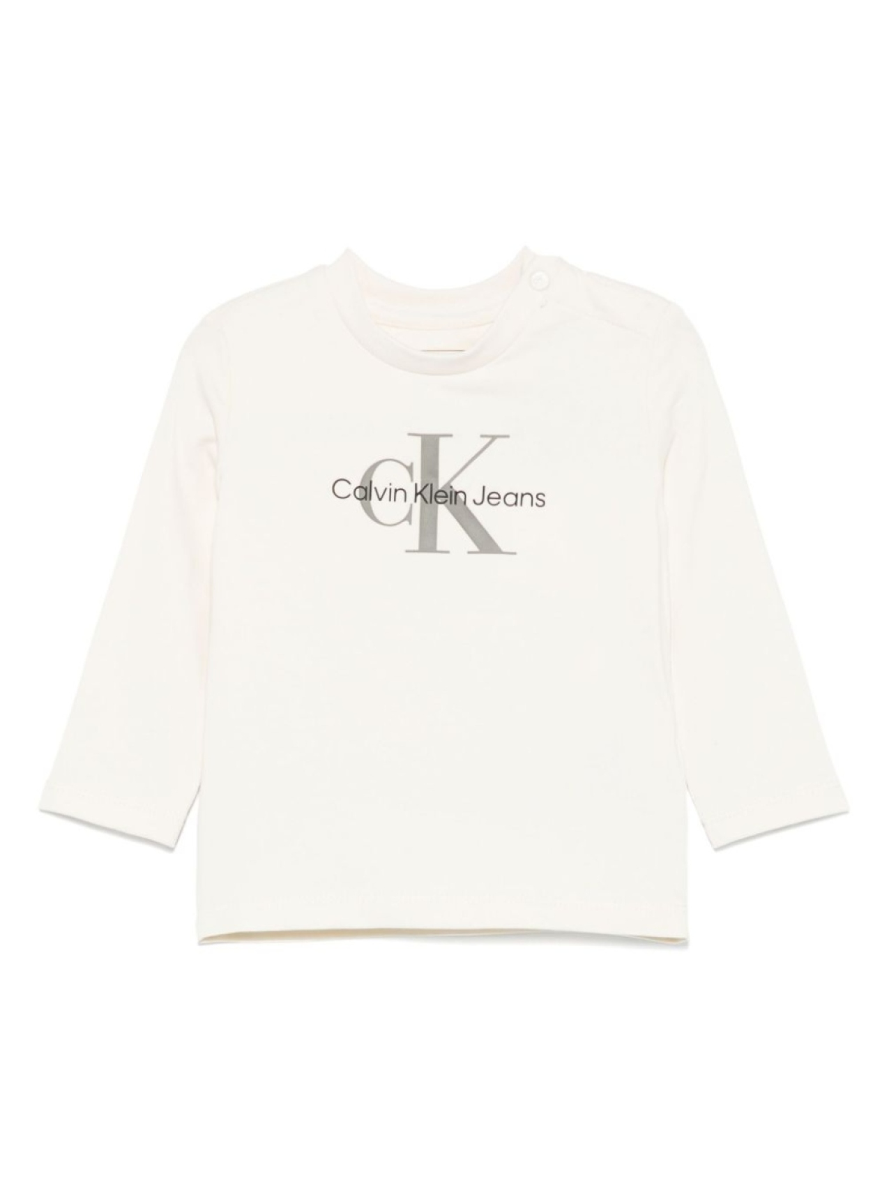 

Calvin Klein Kids футболка с логотипом, нейтральный
