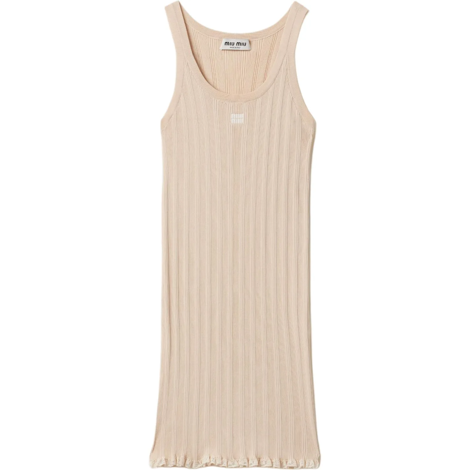 MIU MIU Безрукавное платье Women's Limestone