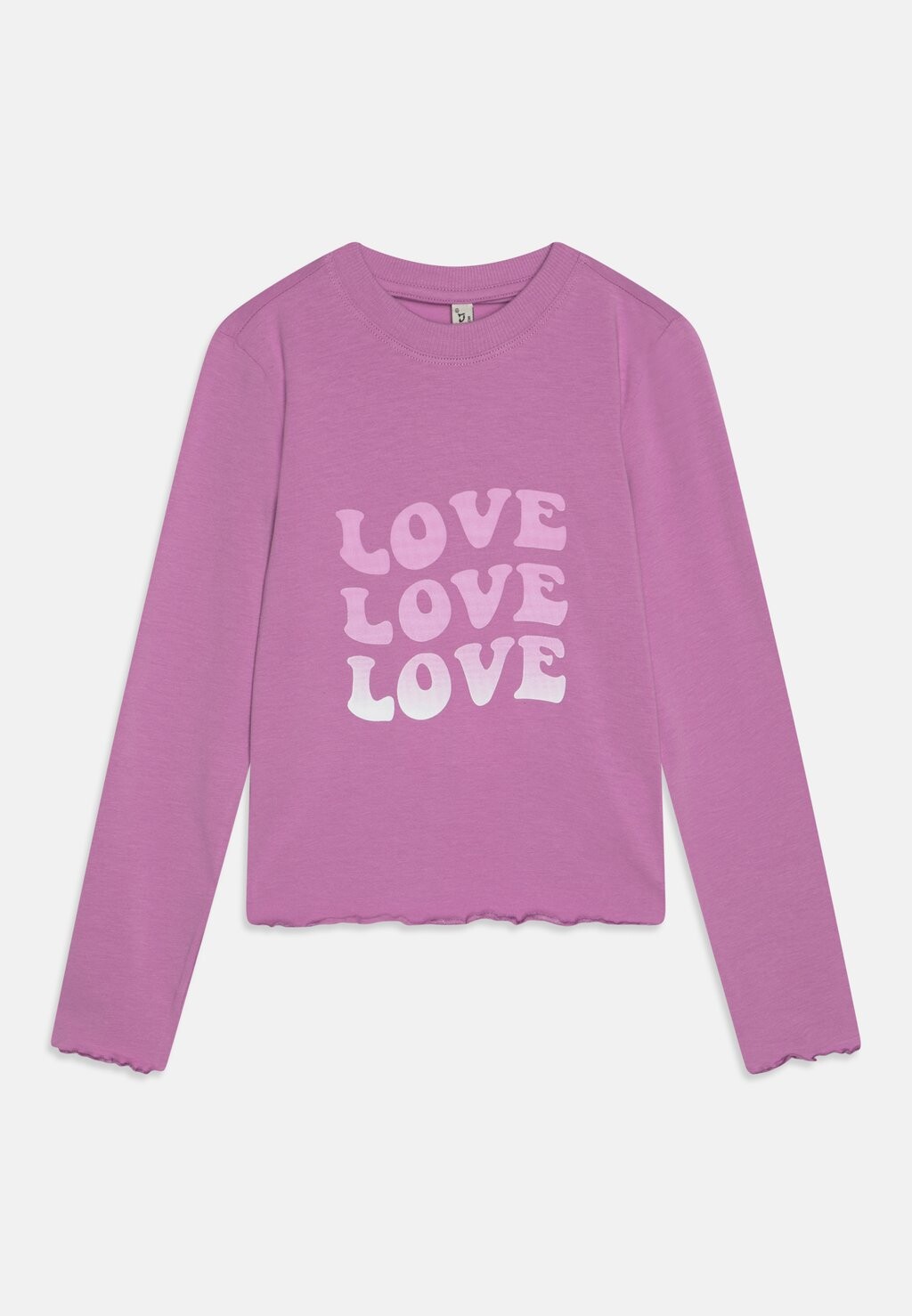 

Топ с длинными рукавами GIRLS LOVE BOXY LONGSLEEVE Blue Effect, цвет mauve reactive