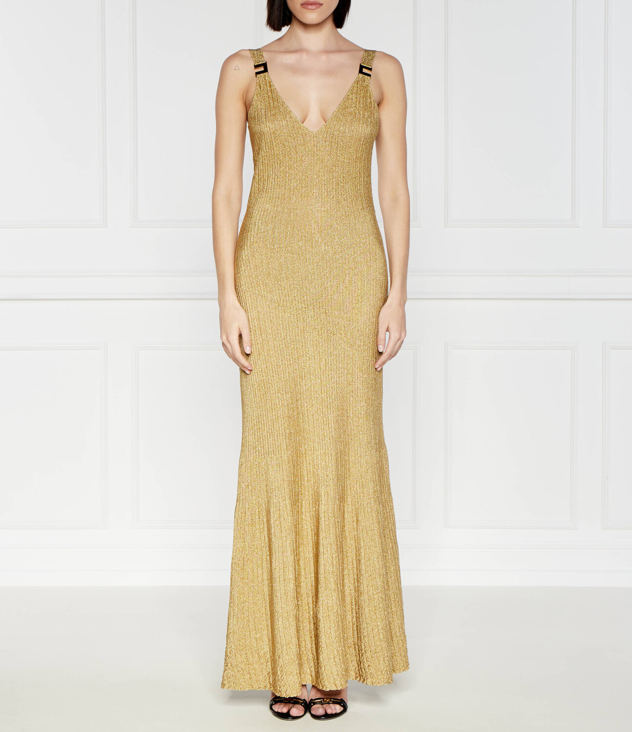 

Платье Elisabetta Franchi, золотой