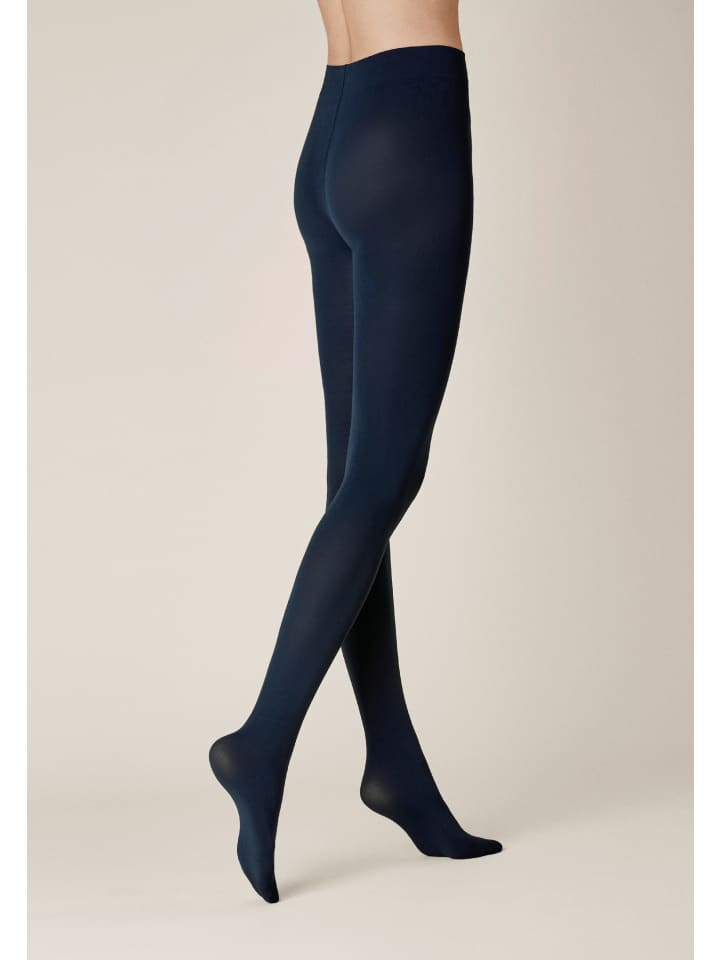 

Kunert Колготки Blue 90 из экологически чистой тонкой ткани темно-синего цвета