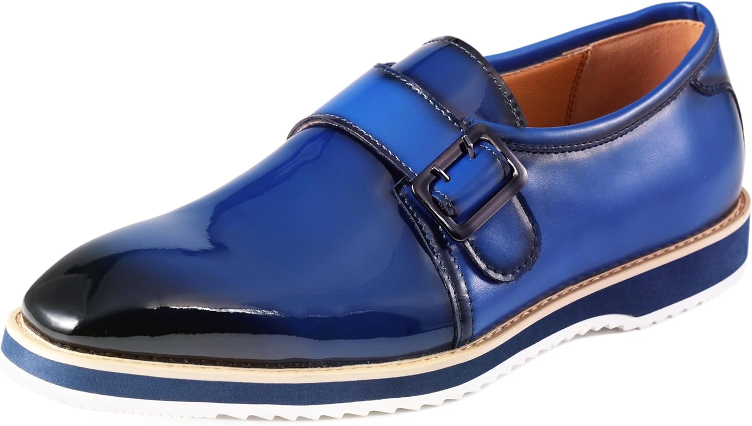 

Мужские лоферы Amali Levi двухцветные слипоны, Blue (Skyler)