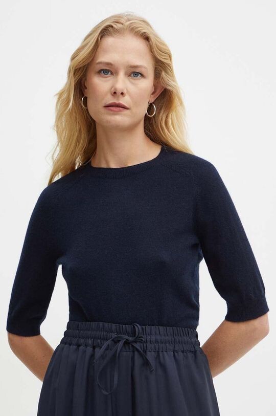 

Шерстяной свитер Max Mara Leisure, темно-синий