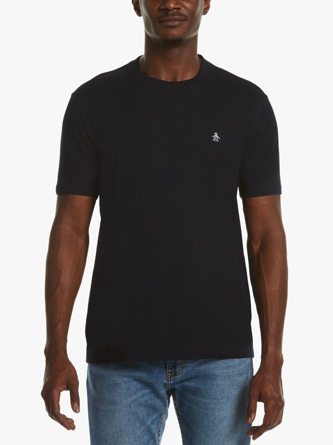 

Футболка с вышивкой Pin Point Original Penguin, темный сапфир