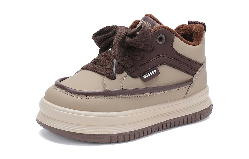 

Непромокаемые мид-топ скейтборд кроссовки Kids' BOBDOG, хаки/коричневый