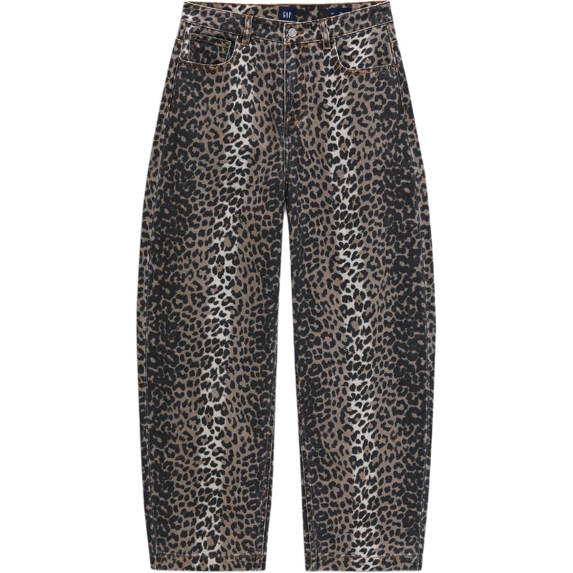 

GAP Повседневные брюки женские с леопардовым принтом, умеренного размера, другие варианты