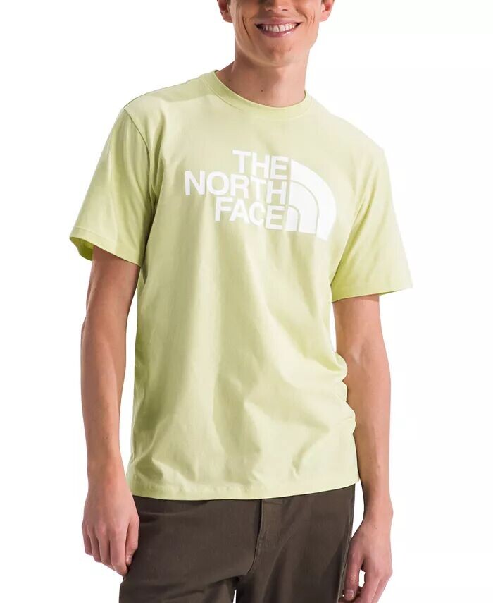 

Мужская футболка с полукупольным логотипом The North Face, зеленый