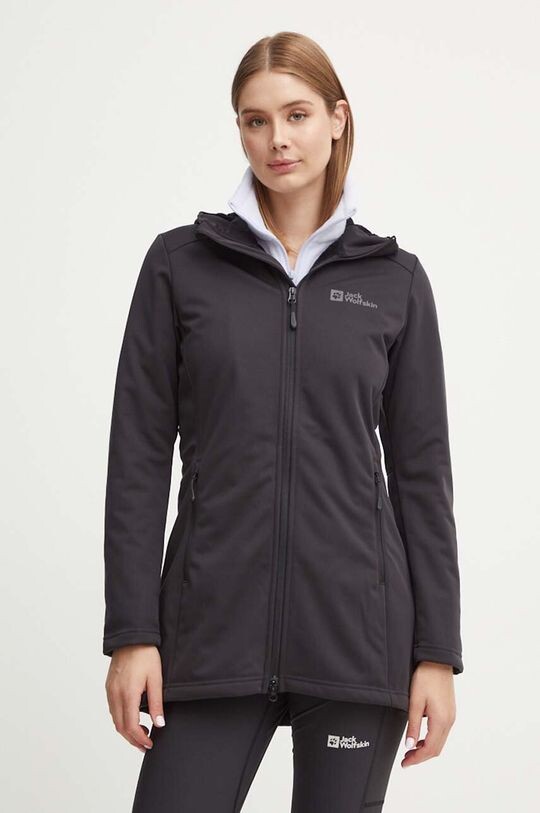 

Уличная куртка Windhain Jack Wolfskin, черный