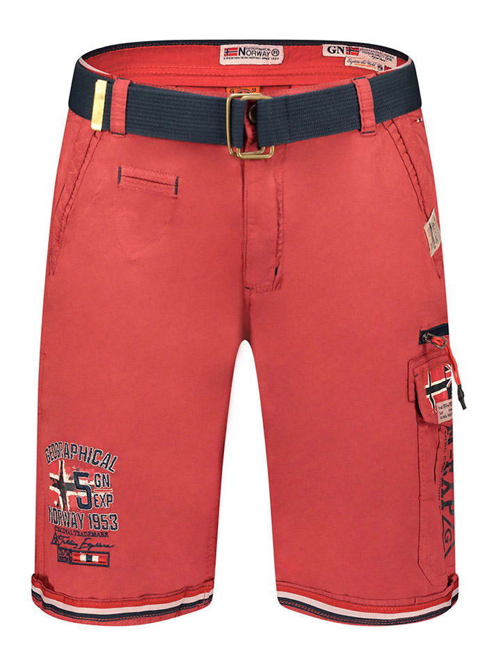 

Тканевые шорты Geographical Norway, красный