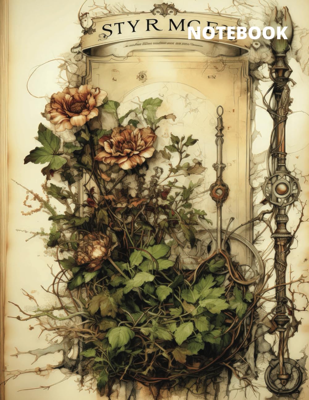 

Notebook: Vintage Flowers (Spanish Edition) (Independently published)