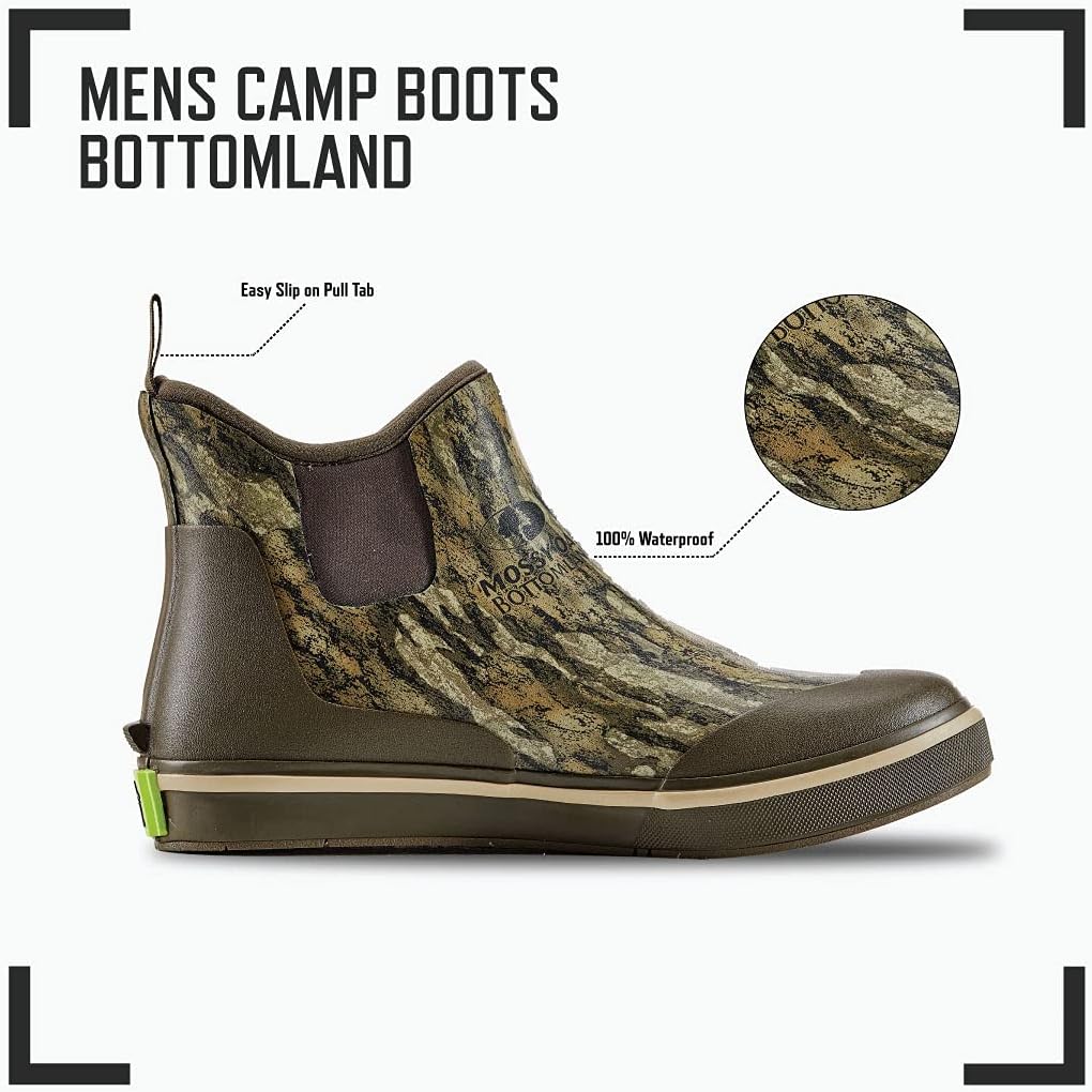 Мужские болотные сапоги Gator Waders - прочные водонепроницаемые ботинки до щиколотки с неопрена, устойчивые к скольжению, для кемпинга, рыбалки и походов, Mossy-oak Bottomland — фото 2