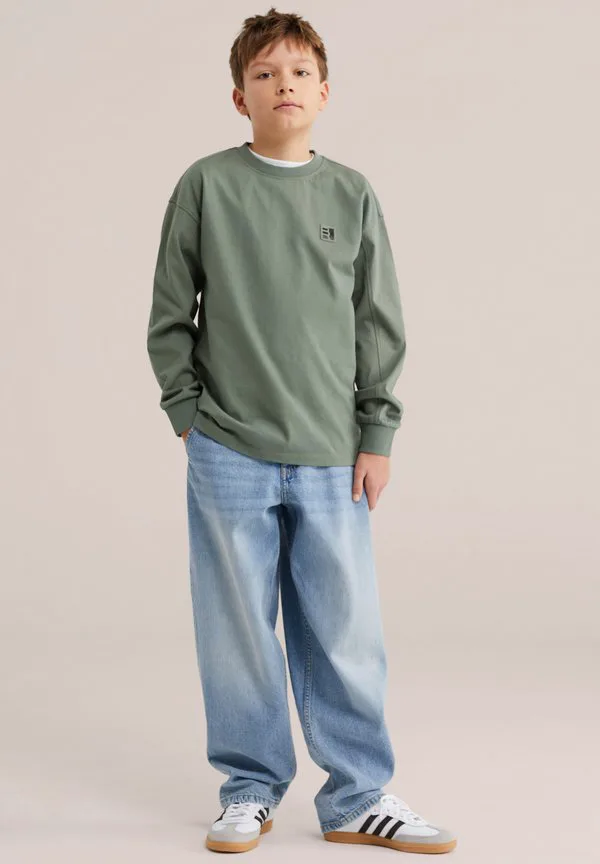Футболка с длинными рукавами blue ridge We Fashion, Olive Green