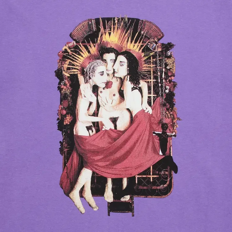 Футболка Supreme x Jane, фиолетовый — фото 3