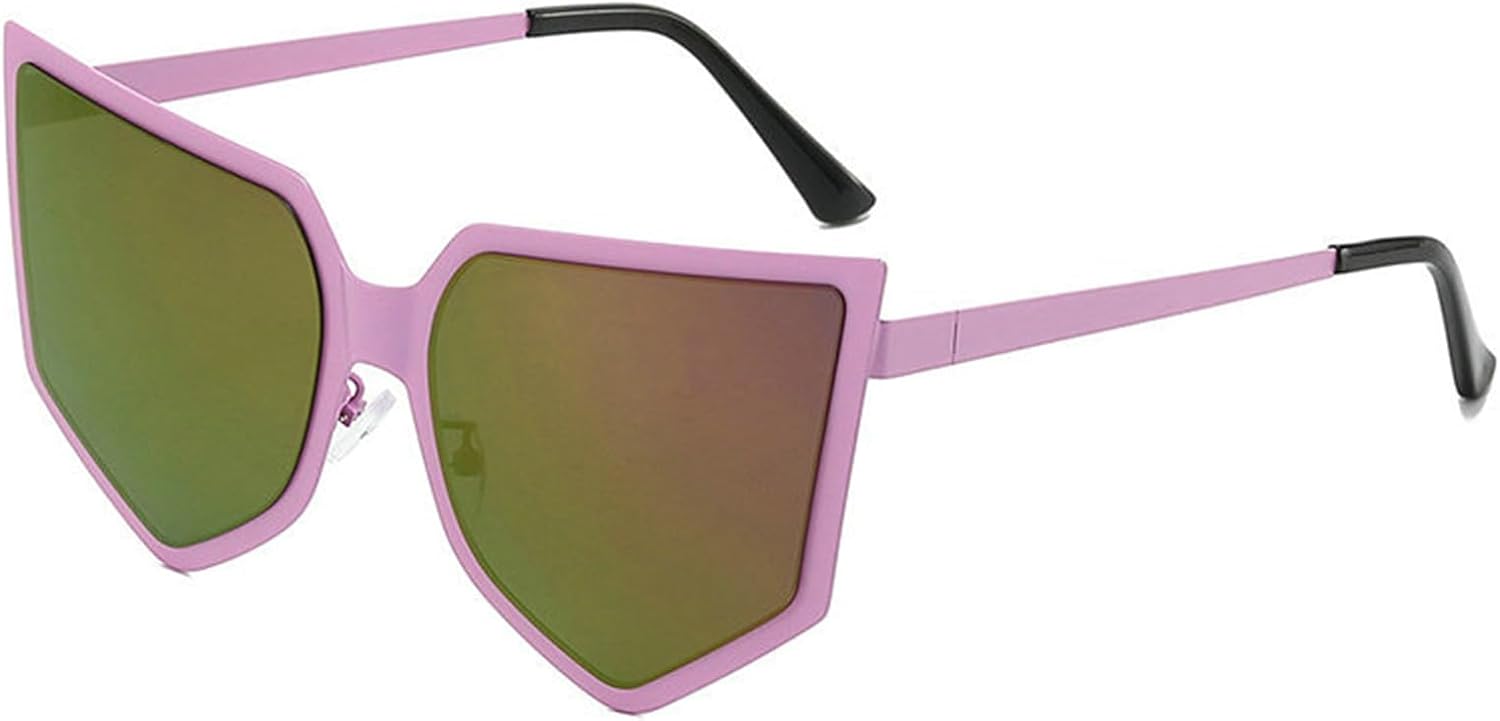 

Солнцезащитные очки Willochra Y2K увеличенного размера в форме пятиугольника для женщин и мужчин, роскошные дизайнерские винтажные солнцезащитные очки «кошачий глаз» в стиле панк, C3