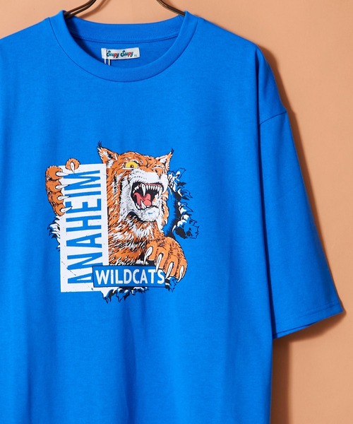 

Revo. Футболка с графическим принтом Revo, винтажная, синяя