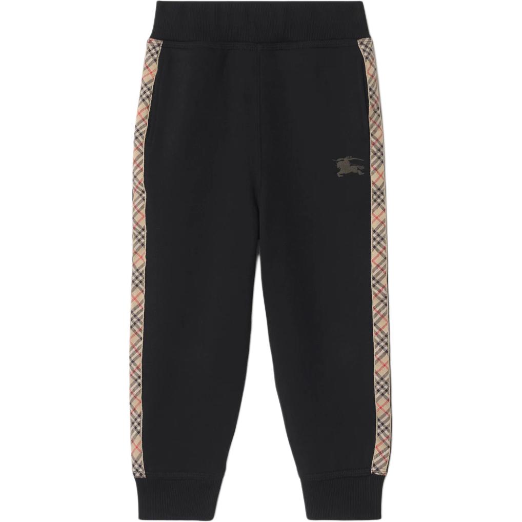 

Burberry Детские вязаные спортивные штаны Black