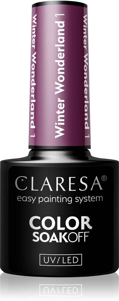 

Гель-Лак для ногтей Soakoff UV/LED, цветной, Winter Wonderland Claresa, atspalvis 5 гр