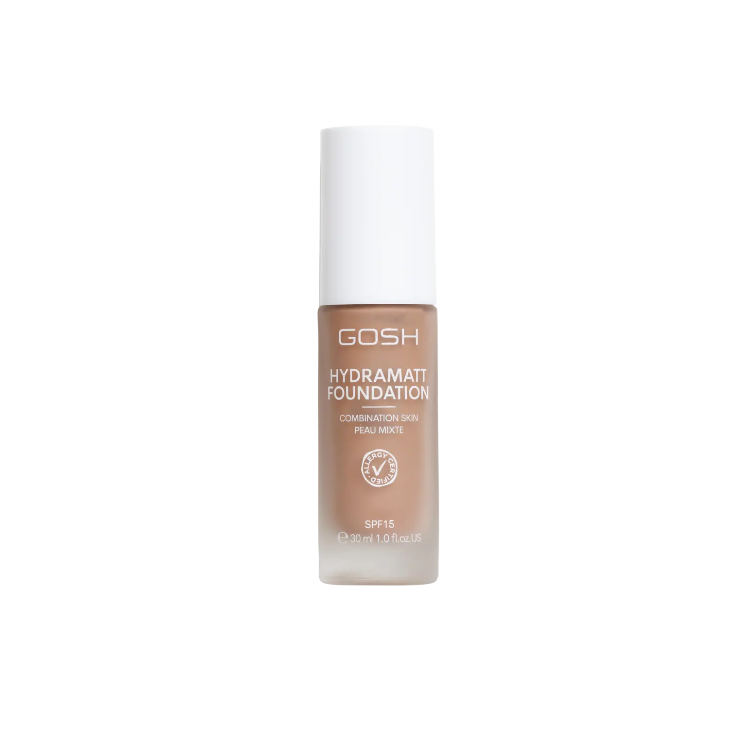 

Жидкая основа hydramatt foundation spf15 Gosh, цвет nr. 012r medium dark, 30 мл