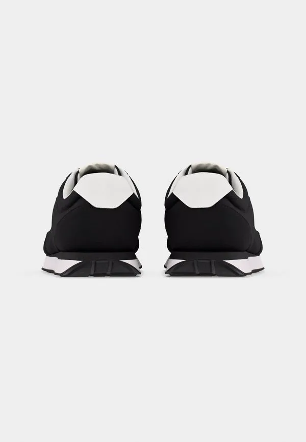 Ретро кроссовки для бега Calvin Klein, Black/Bright White — фото 4