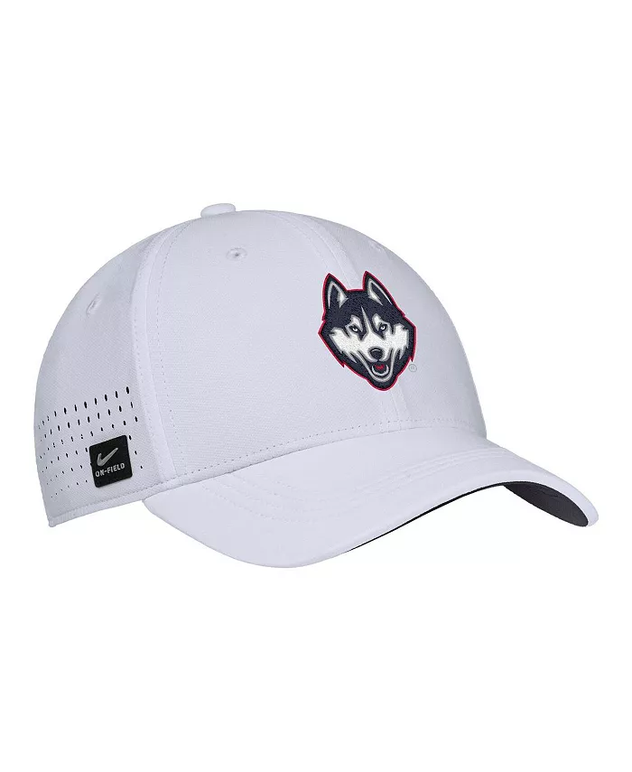 

Мужская белая бейсболка UConn Huskies 2025 On-Field Performance Flex Nike