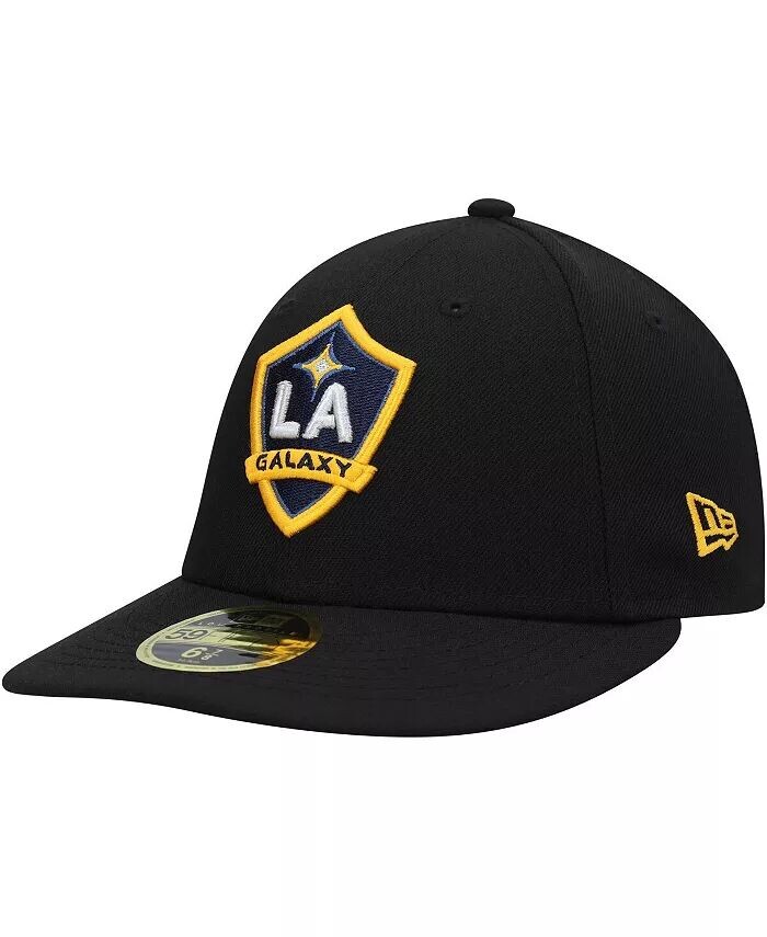 

Мужская черная приталенная шляпа с логотипом LA Galaxy Primary Low Profile 59FIFTY New Era