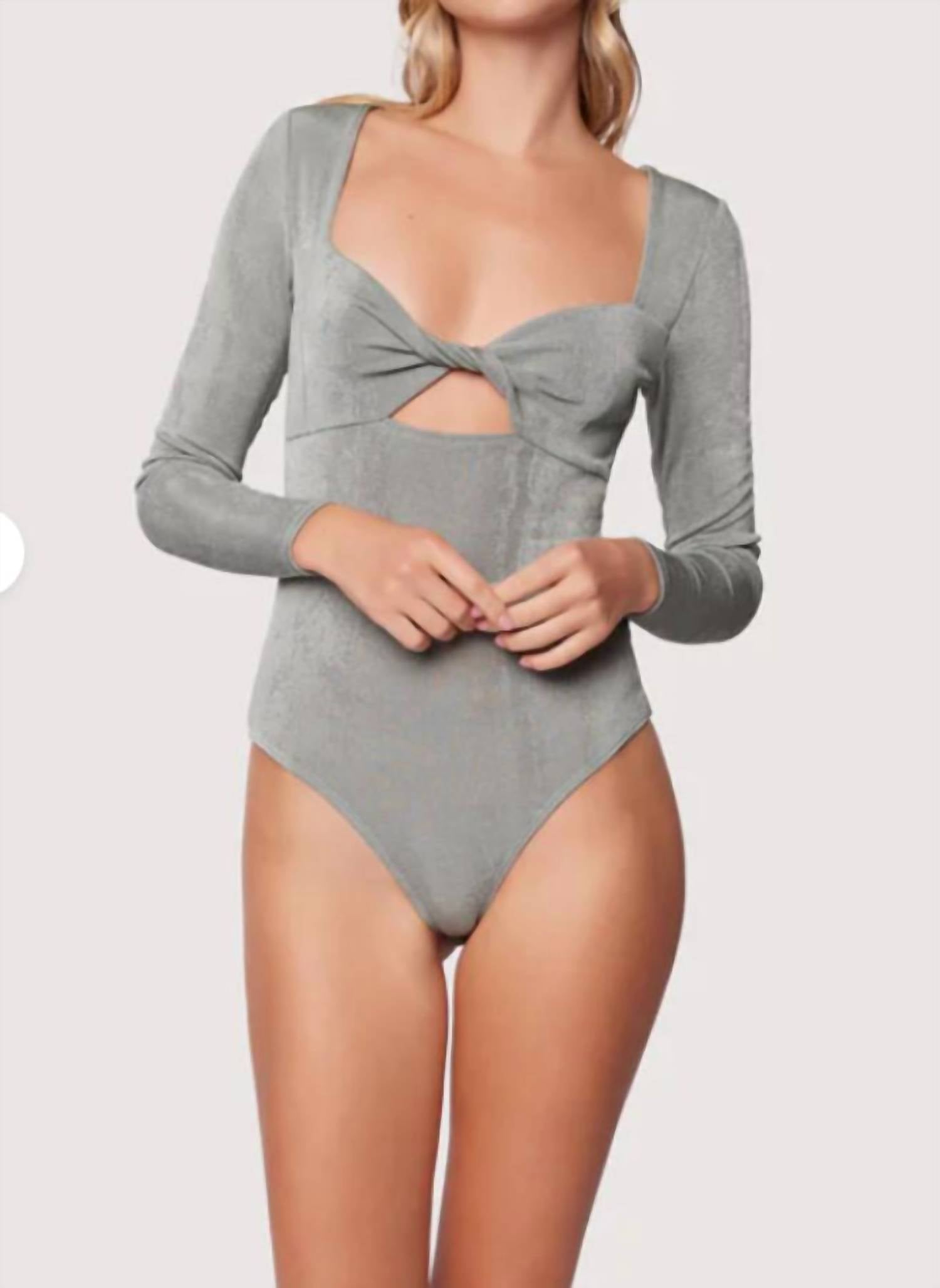 

Боди Wild Sage в цвете Sage Green LOST + WANDER