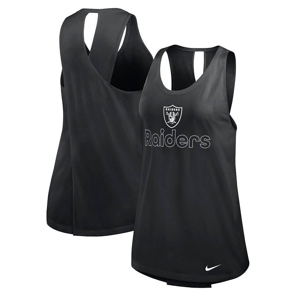 

Женская черная майка Nike Las Vegas Raiders Performance, цвет Lvr Black