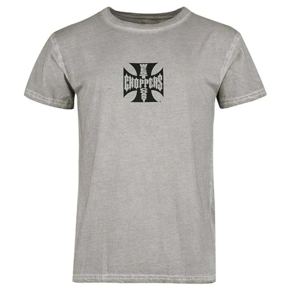 

Футболка с коротким рукавом West Coast Choppers OG LBC Cross, серый