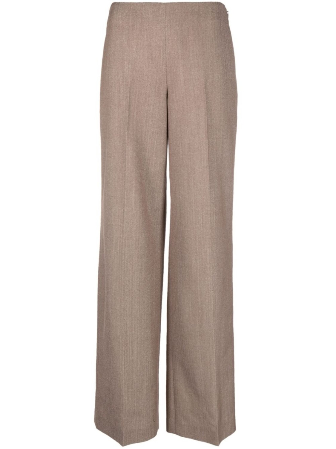 

Stella McCartney широкие брюки со складками, коричневый