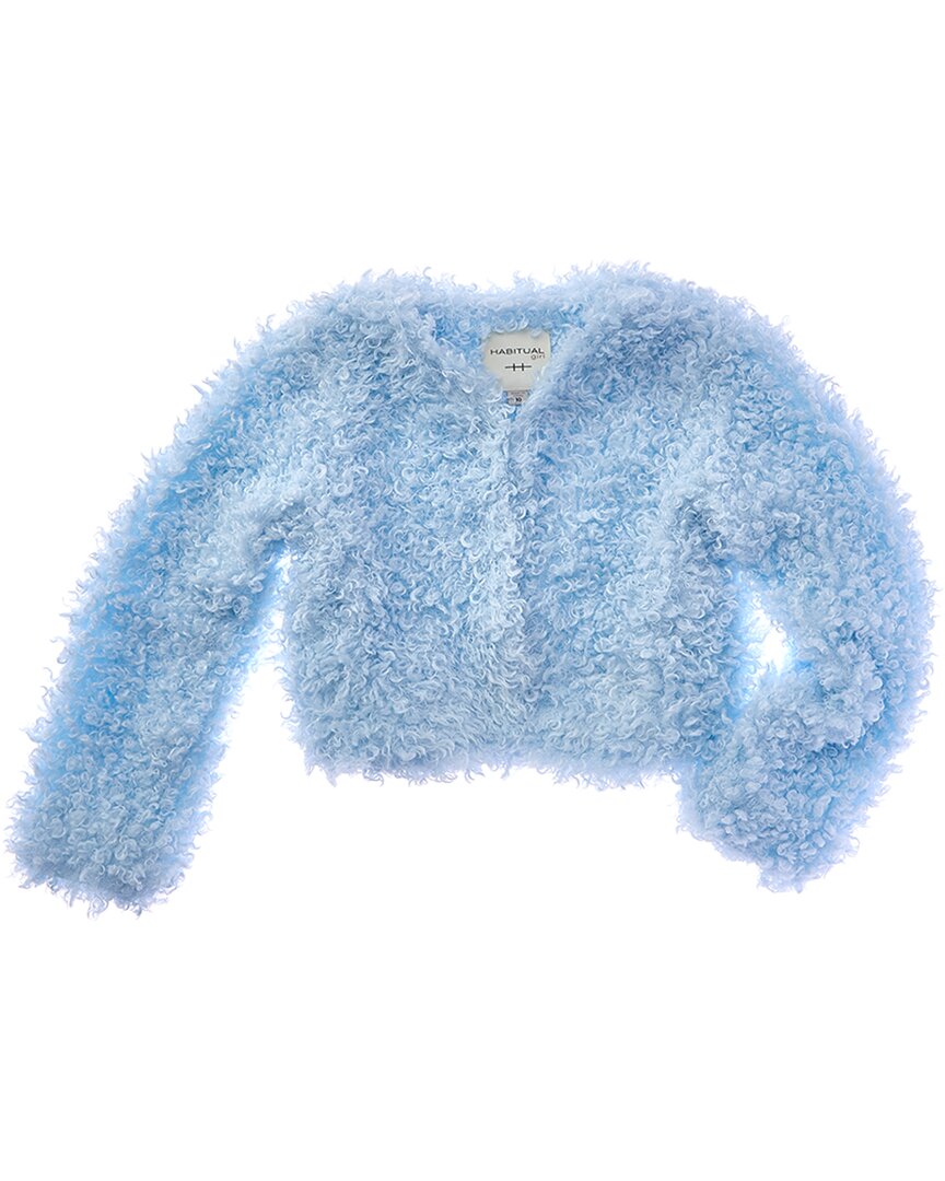 

Привычная мохнатая куртка Habitual, синий