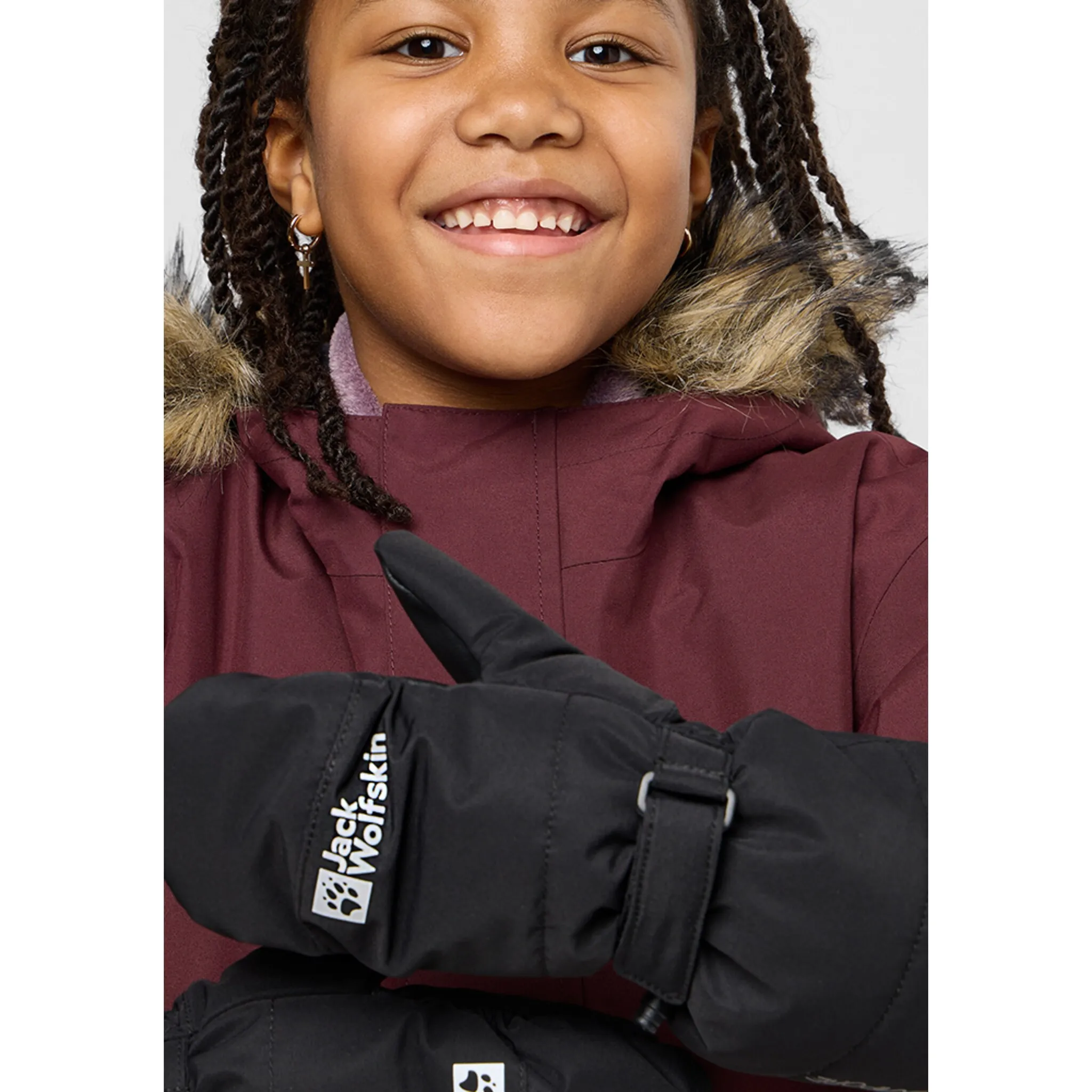 

Лыжные перчатки Jack Wolfskin «2L WINTER MITTEN K», черный