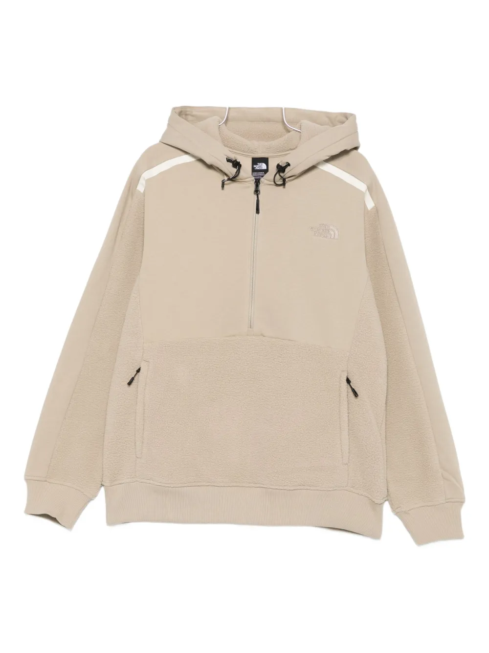 

Куртка с капюшоном и полосатыми деталями The North Face, нейтральный