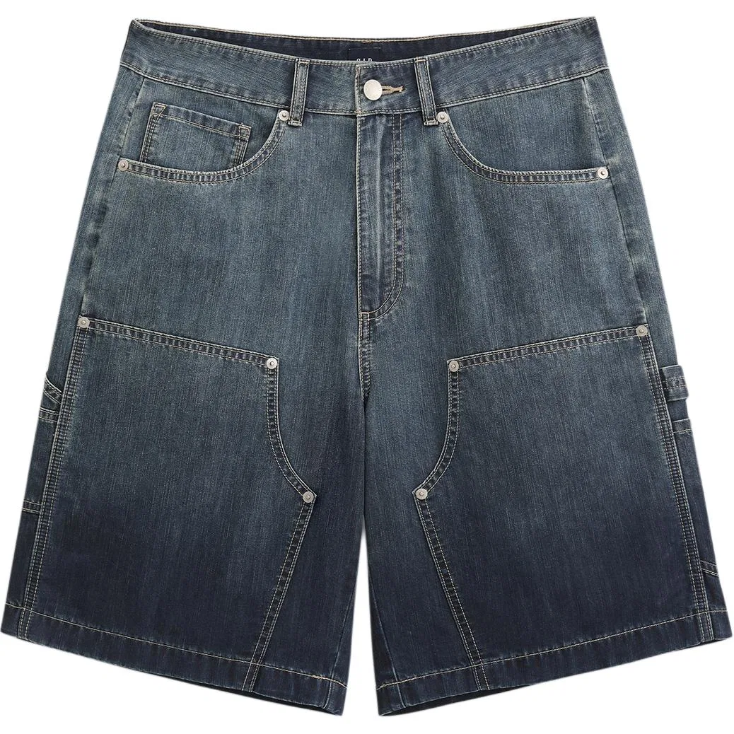 Джинсовые шорты Light Washed GAP — фото 4